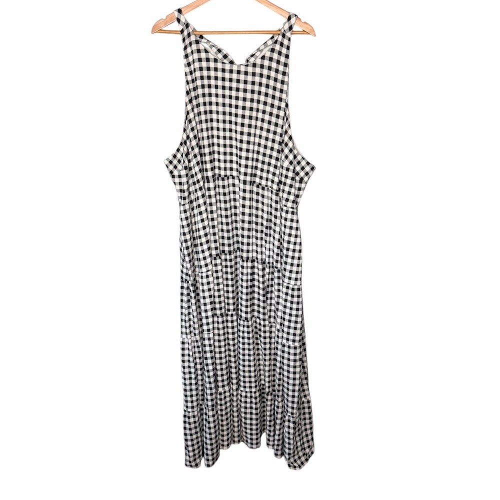 Torrid Gingham Halter Maxi Dress - Picture 3 of 11